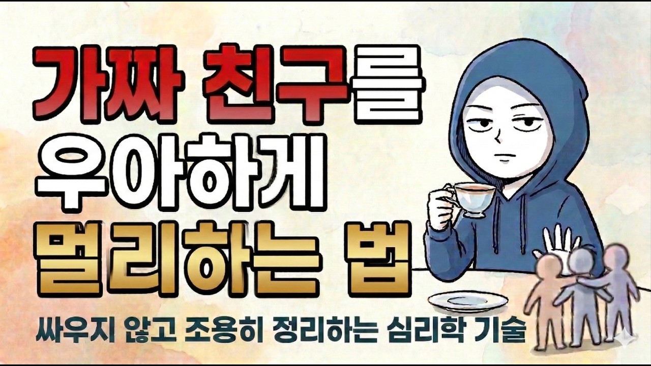 가짜 친구를 우아하게 멀리하는 법 - 싸우지 않고 조용히 정리하는 심리학 기