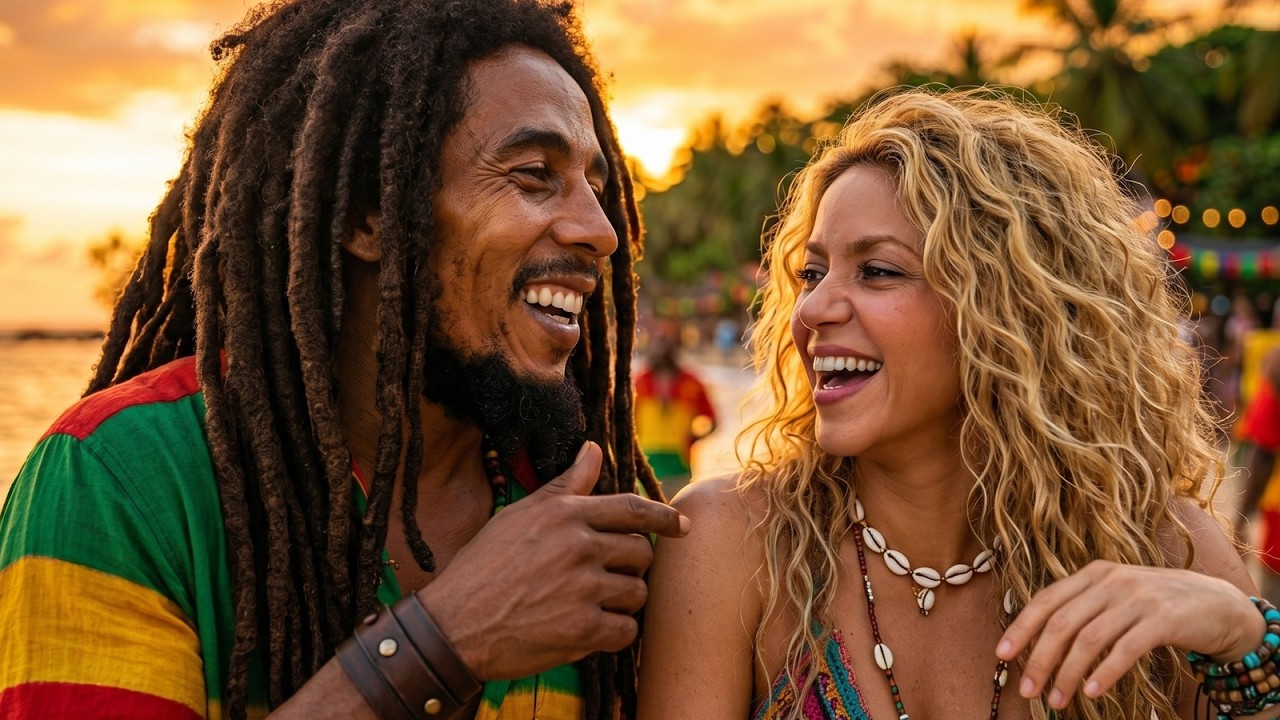 Bob Marley & Shakira - Tropical Nights 🌴 Best Reggae Latin Summer Mix 2026