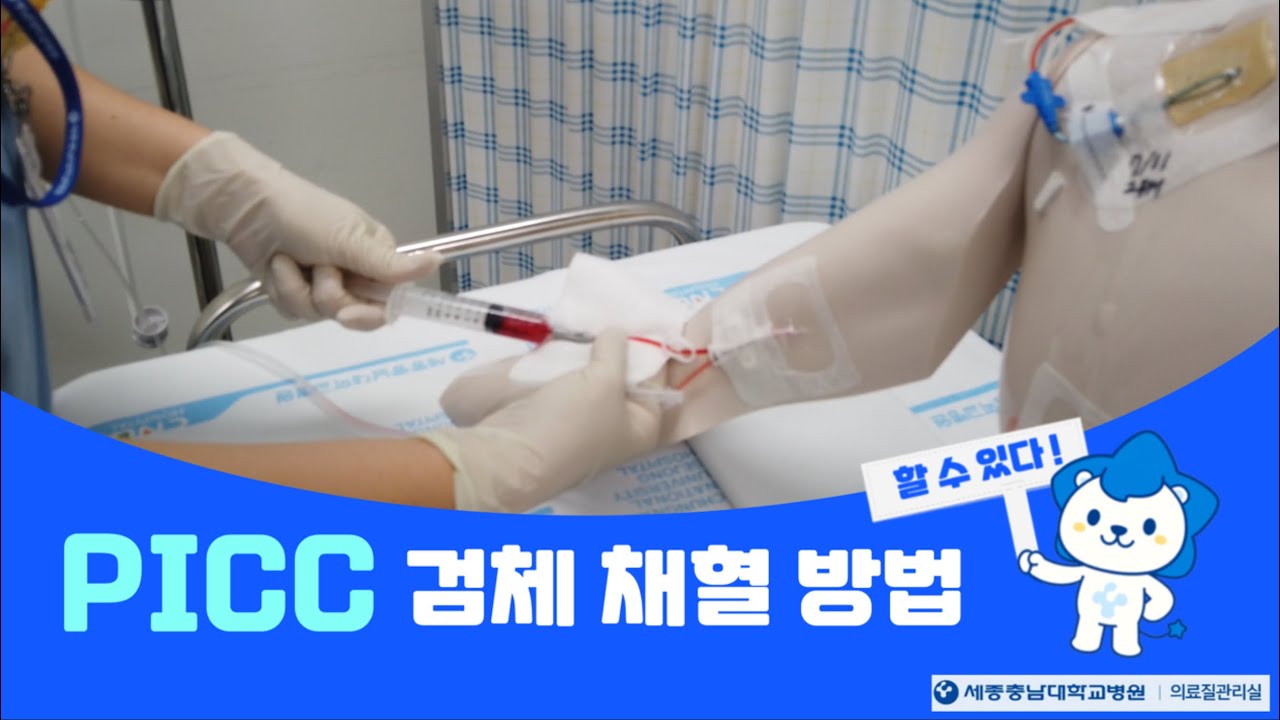 PICC 검체 채혈 방법_세종충남대학교병원