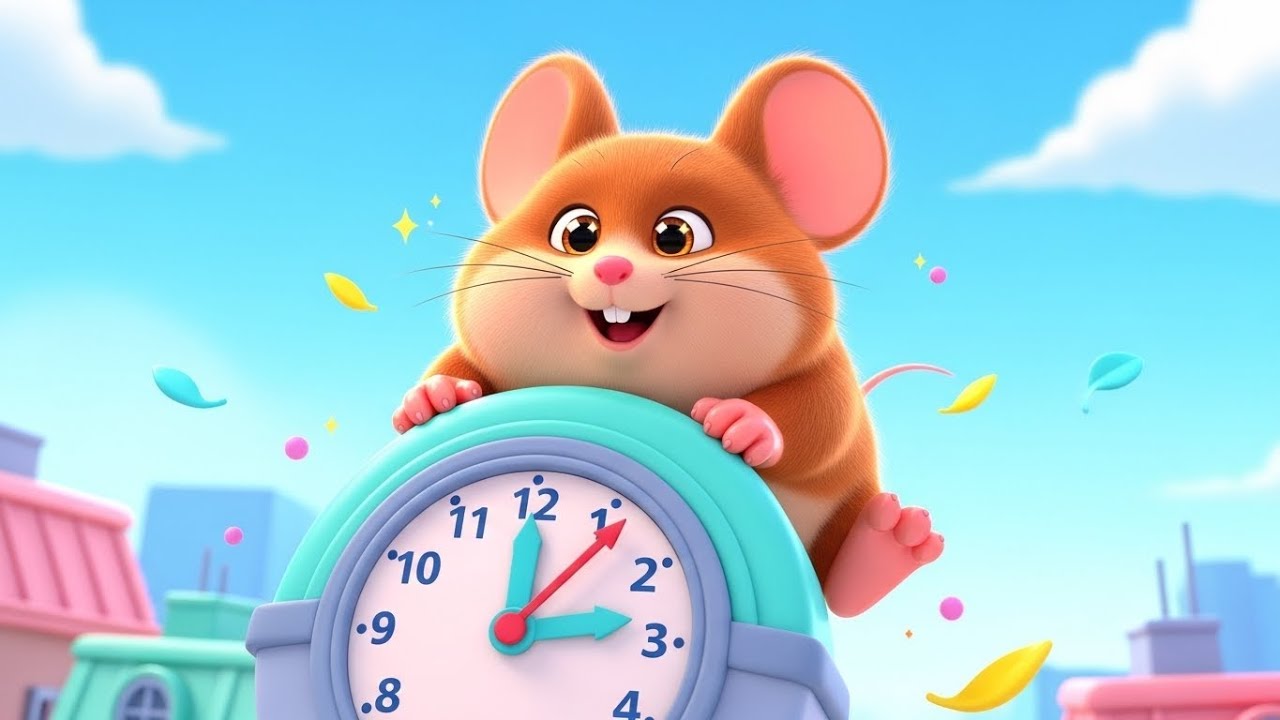 The Mouse vs. The Clock Tower ⏰🐭 | Fun Kids Adventure Song