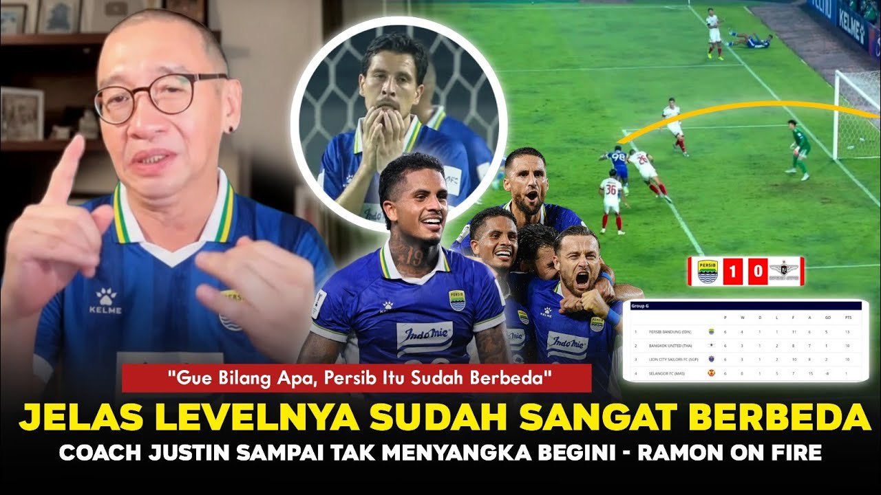 'KAN GUE UDAH BILANG CUMAN PERSIB YANG BISA GINI'❗Coach Justin Seolah Tak Percaya🔥Persib Lolos ACL