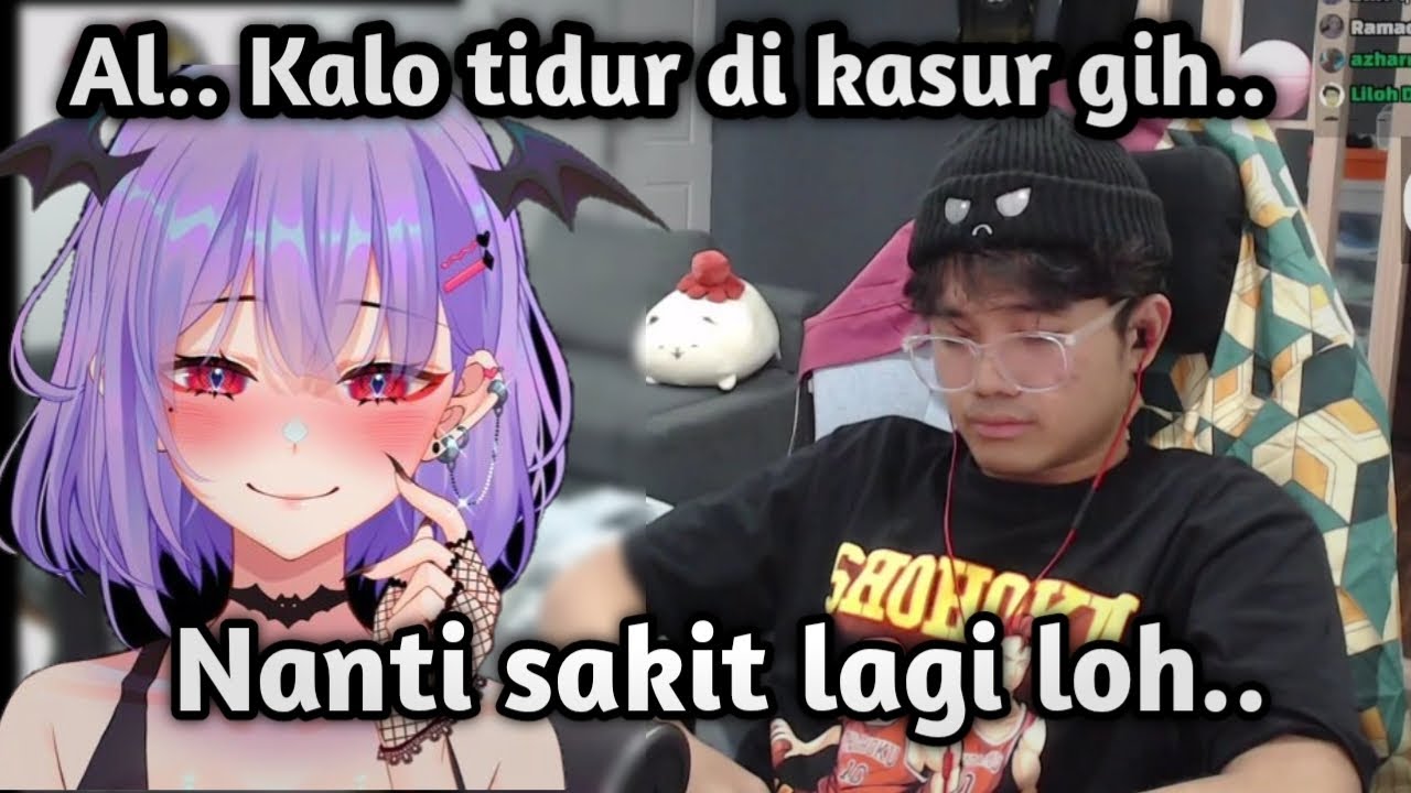Momen miti nyuruh bang AL tidur di kasur dan ngingetin buat makan malem saat colab | Naplive [clip]