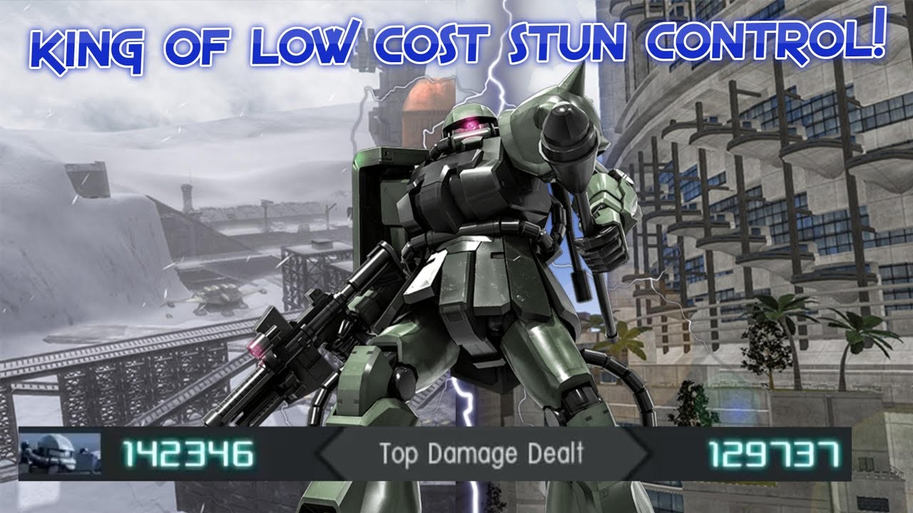GBO2 Zaku II F2 (Post-Buff): The king of low cost stun control!