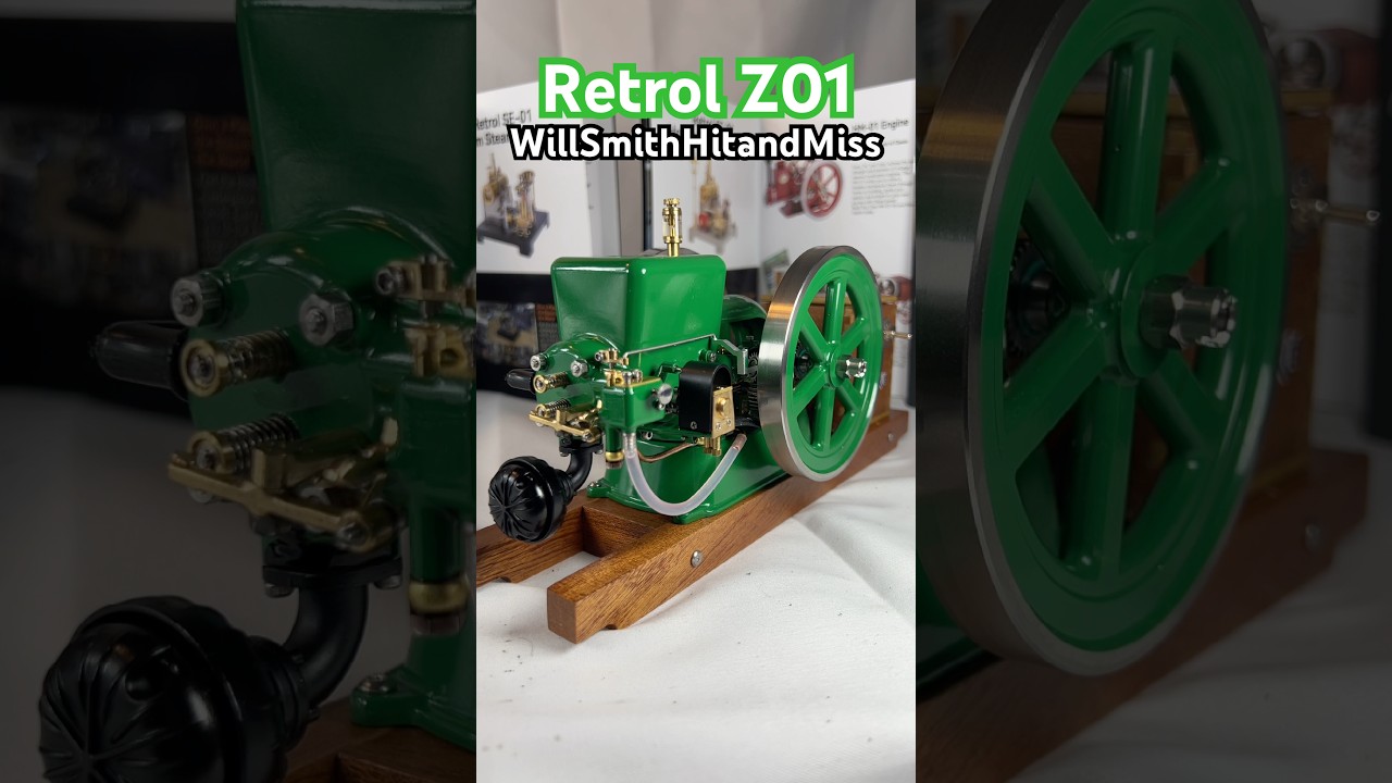 Модель газового двигателя Retrol Z01 Fairbanks Z Scale от #stirlingkit