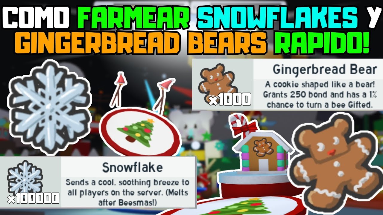 MILES de GINGERBREAD BEARS y SNOWFLAKES con ESTOS TRUCOS en la BEESMAS 2025! | Bee swarm simulator