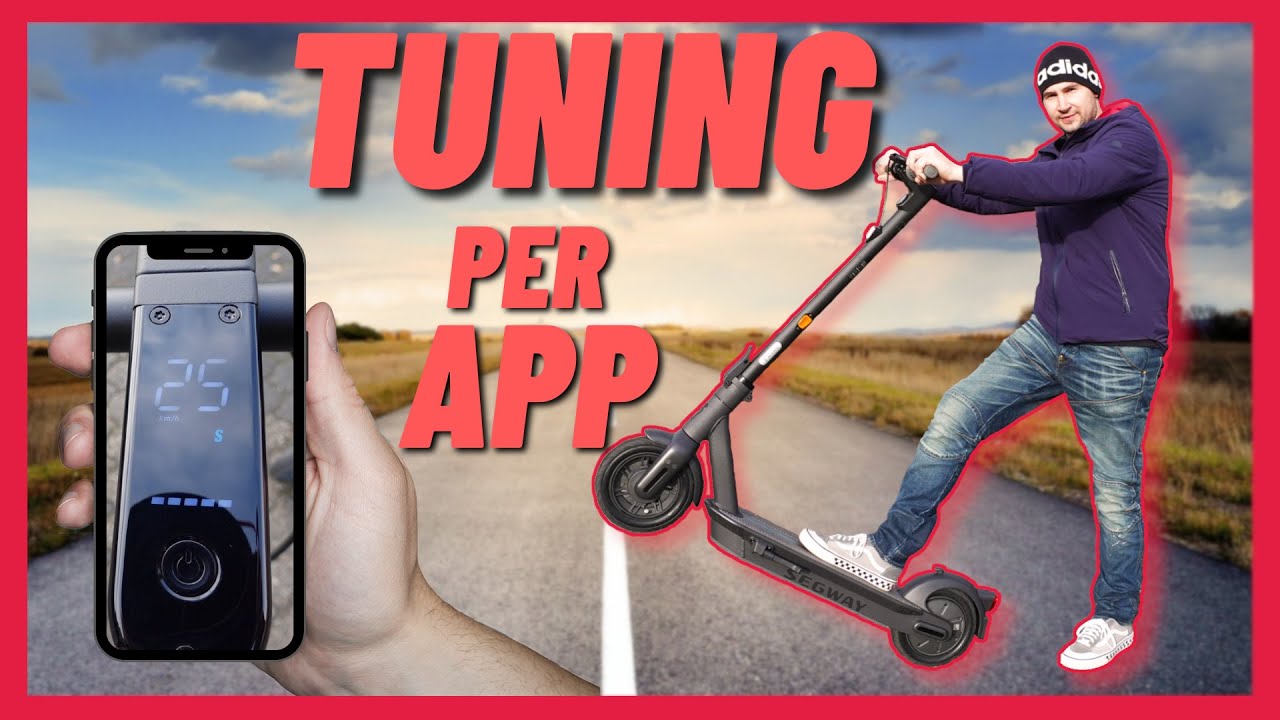 😱 Ninebot Max G30D & G30D 2 schneller machen Tuning mit APP in 10 Sekunden