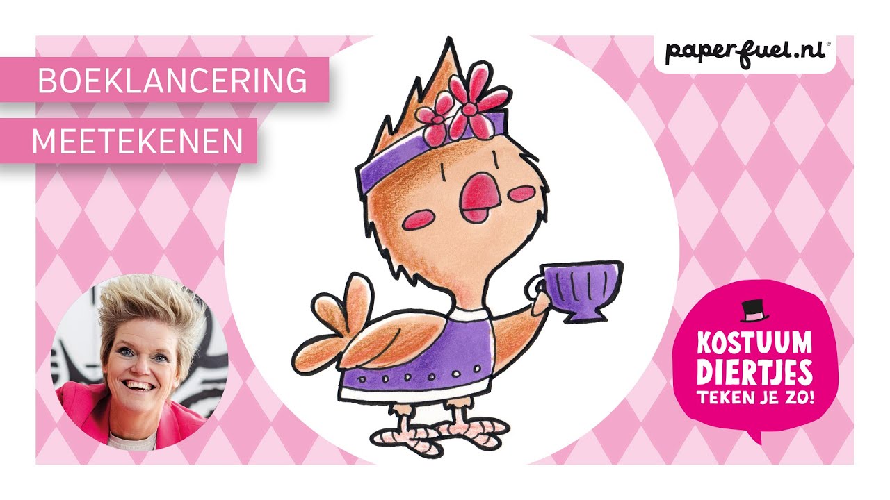 Kostuumdiertjes teken je zo! Karin Luttenberg
