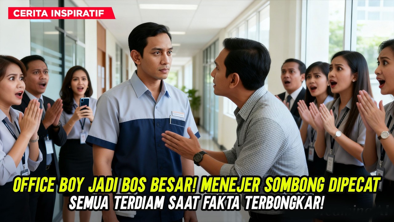 OFFICE BOY JADI BOS BESAR! Menejer Sombong DIPECAT DI RAPAT, Semua TERDIAM Saat Fakta Terbongkar!
