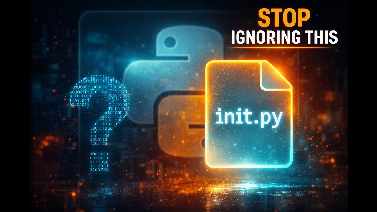 What is __init__.py? Python's Hidden Secret for Organized Code