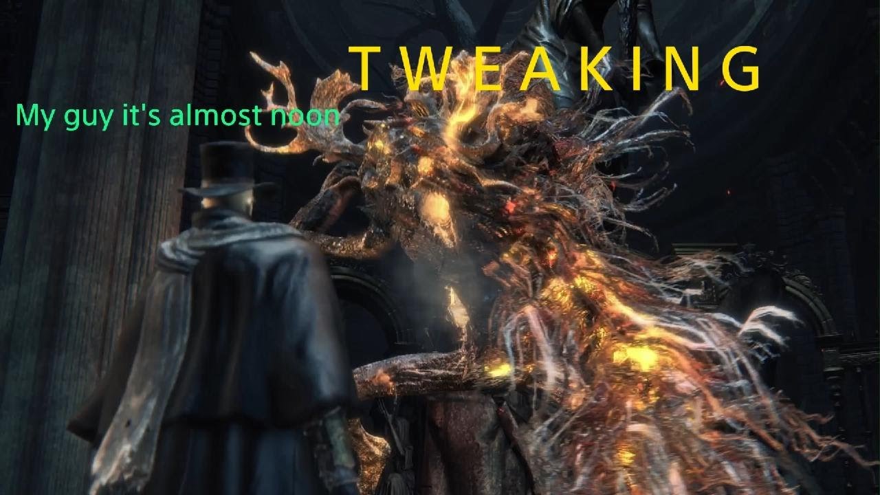 Good grief, must everyone start tweaking after waking up?|Laurence, the first vicar|Bloodborne|
