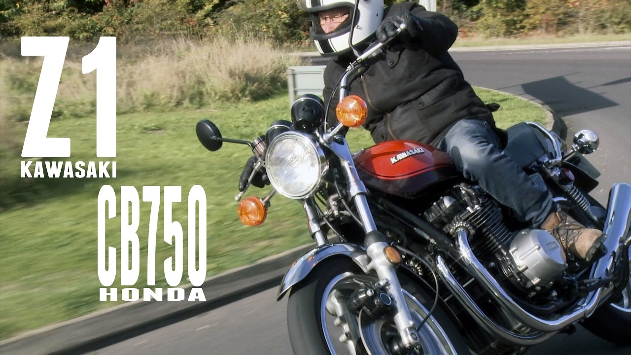 Kawasaki Z1 против Honda CB750 — японские соперники по супербайкам