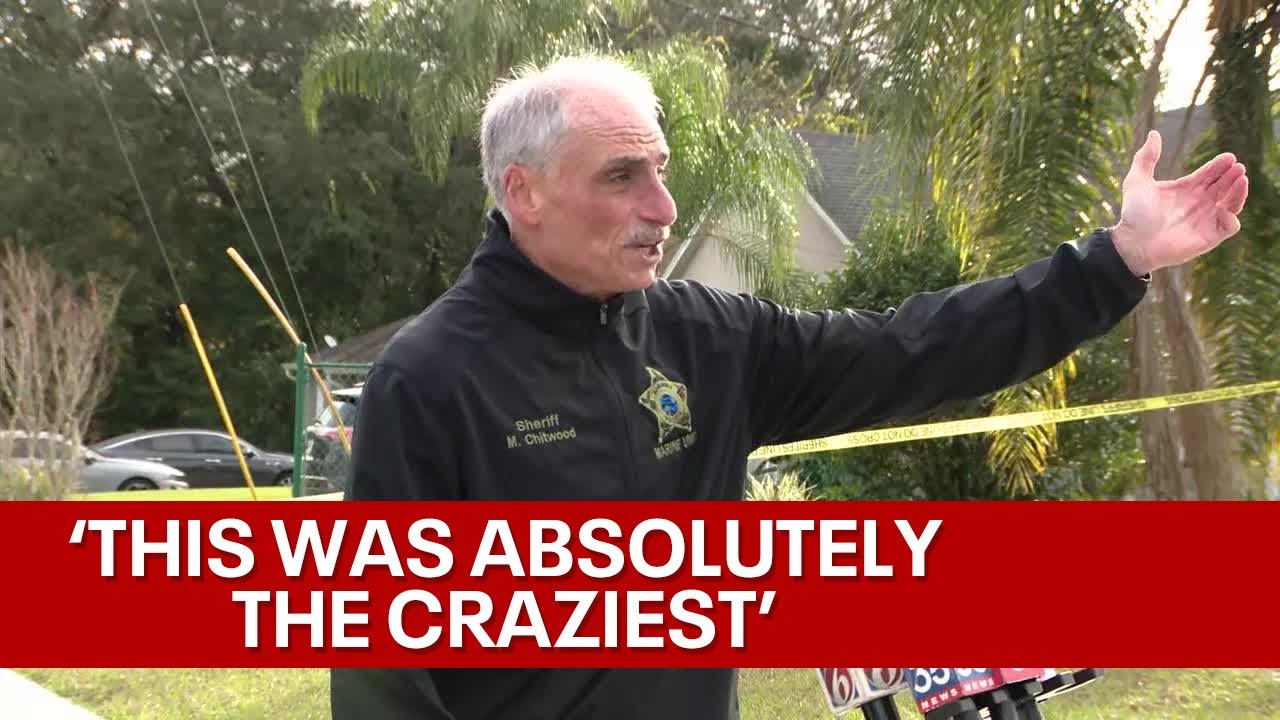 Sheriff gives update after man shoots deputy, sets his own home on fire over stolen cigarettes