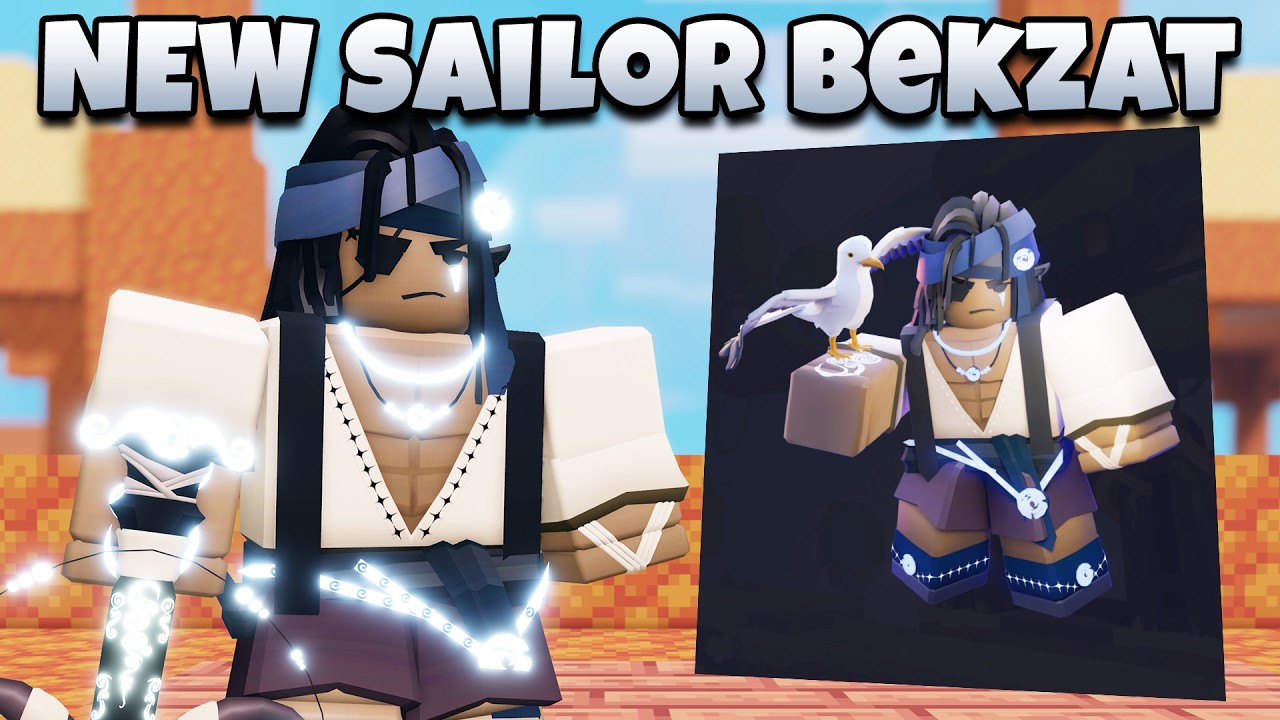 Tryharding With New Sailor Bekzat Kit Skin (Roblox Bedwars)