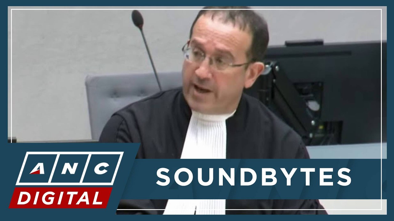 Kaufman: Not defense role to give alternative, but to persuade ICC that Duterte should be freed |ANC