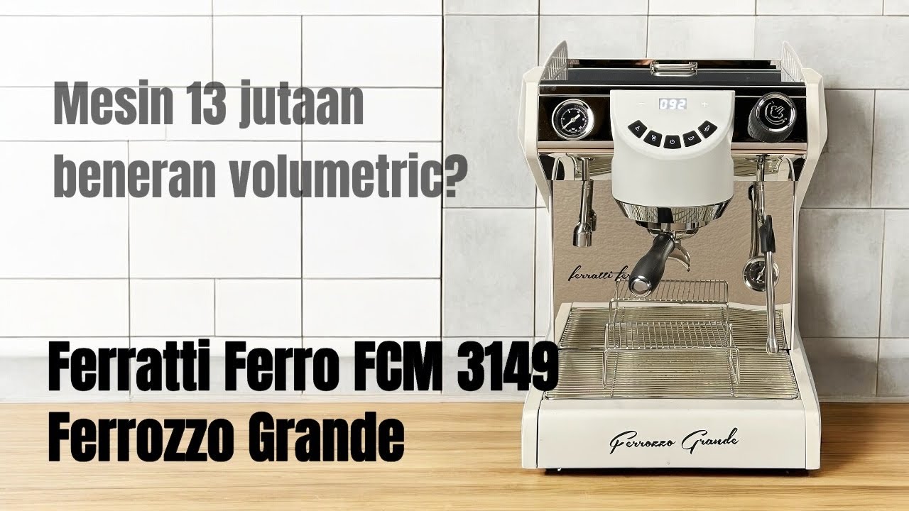 Review Mesin Kopi Ferratti Ferro FCM-3149 Ferrozzo Grande | Espresso Machine Single Group untuk Cafe