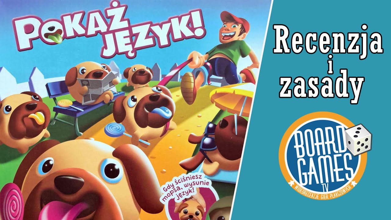 POKAŻ JĘZYK ! - gra planszowa dla dzieci - recenzja i zasady