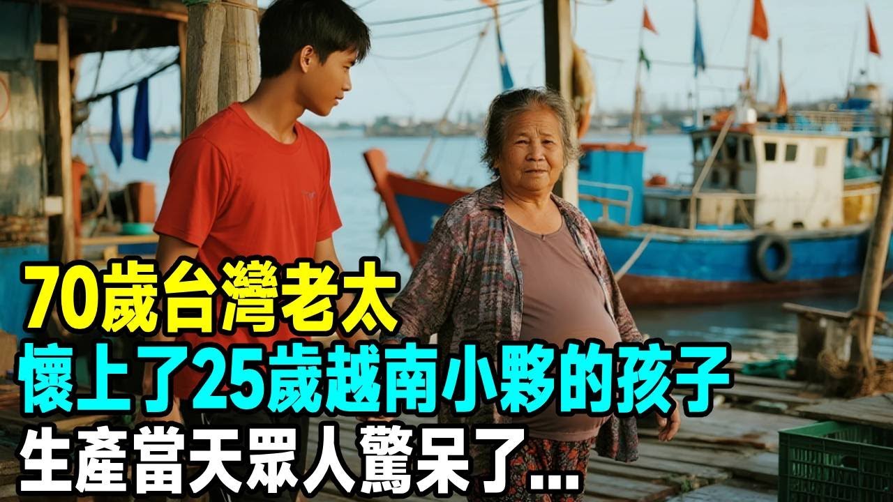 70歲台灣老太懷上了25歲越南小夥的孩子，生產當天眾人驚呆了...「茶桌老故事」