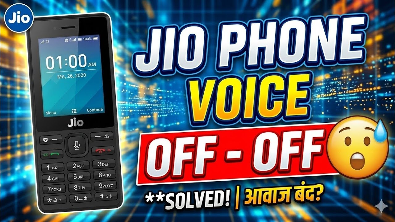 Jio Phone Talk Back Off | Jio mobile voice off | Learn to turn off keypad sound.