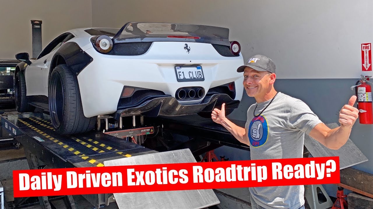2000 Mile Road Trip with Daily Driven Exotics to Canada! Better Get My Ferrari Ready!