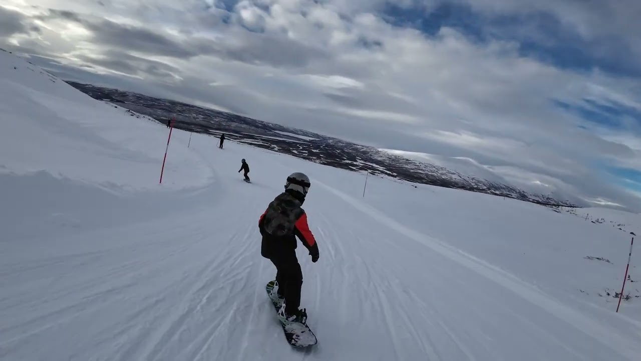 Snowboarding Hemavan, Sweden 2024