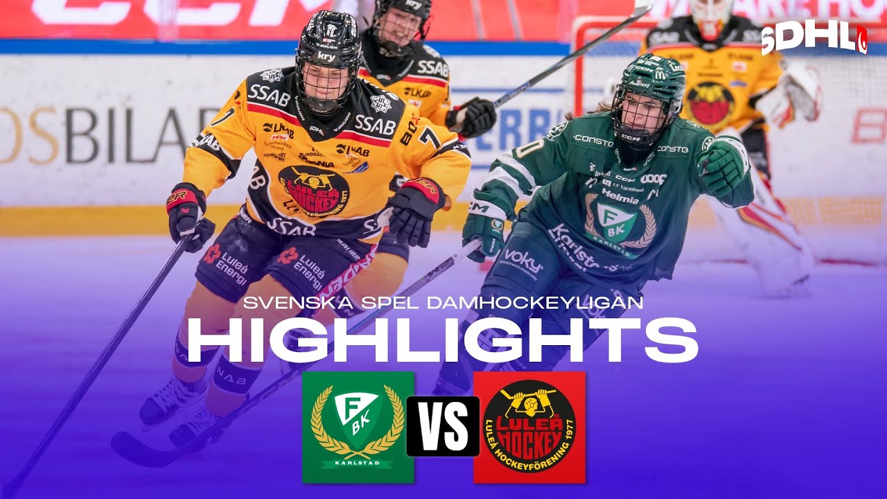 Highlights: Färjestad BK - Luleå Hockey/MSSK | SDHL | Löfbergs Arena | 2025-11-30