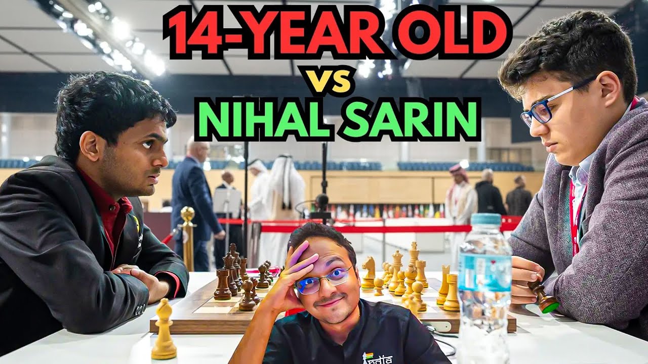 14-year-old Turkish phenom Yagiz Kaan vs Nihal Sarin | World Rapid 2025