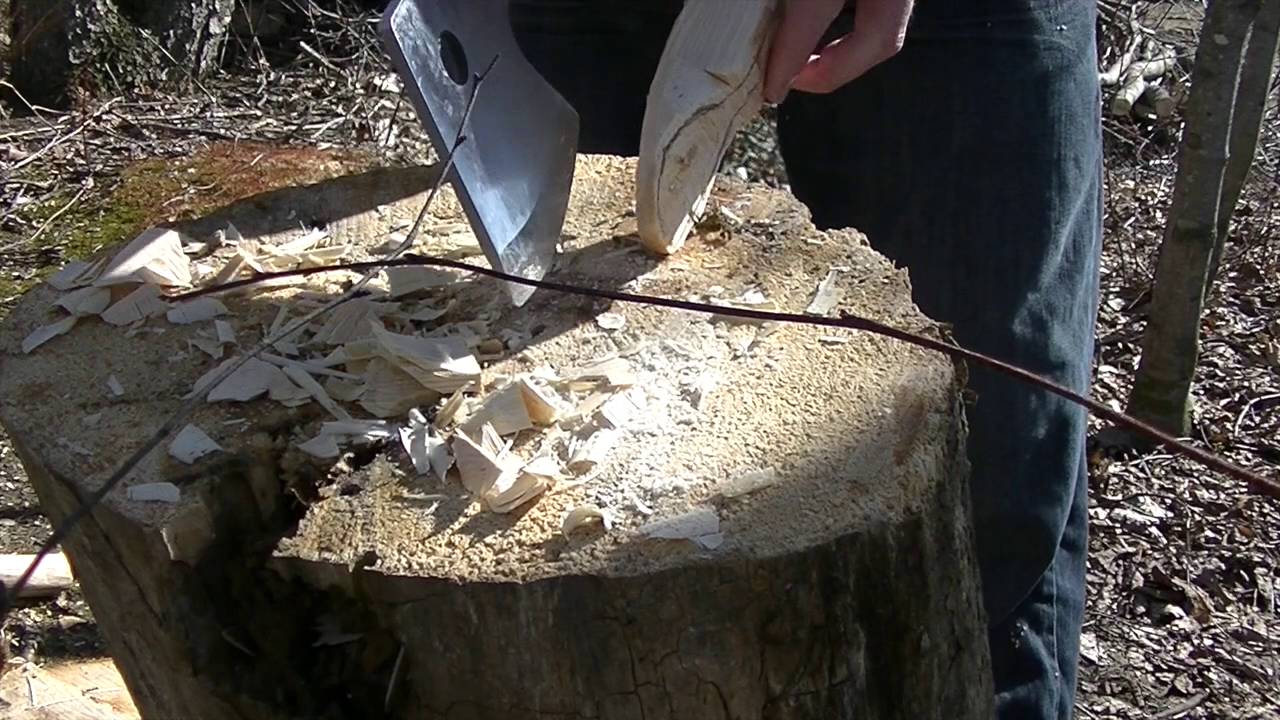 Using the Silky ONO Chopper to make a wooden spoon