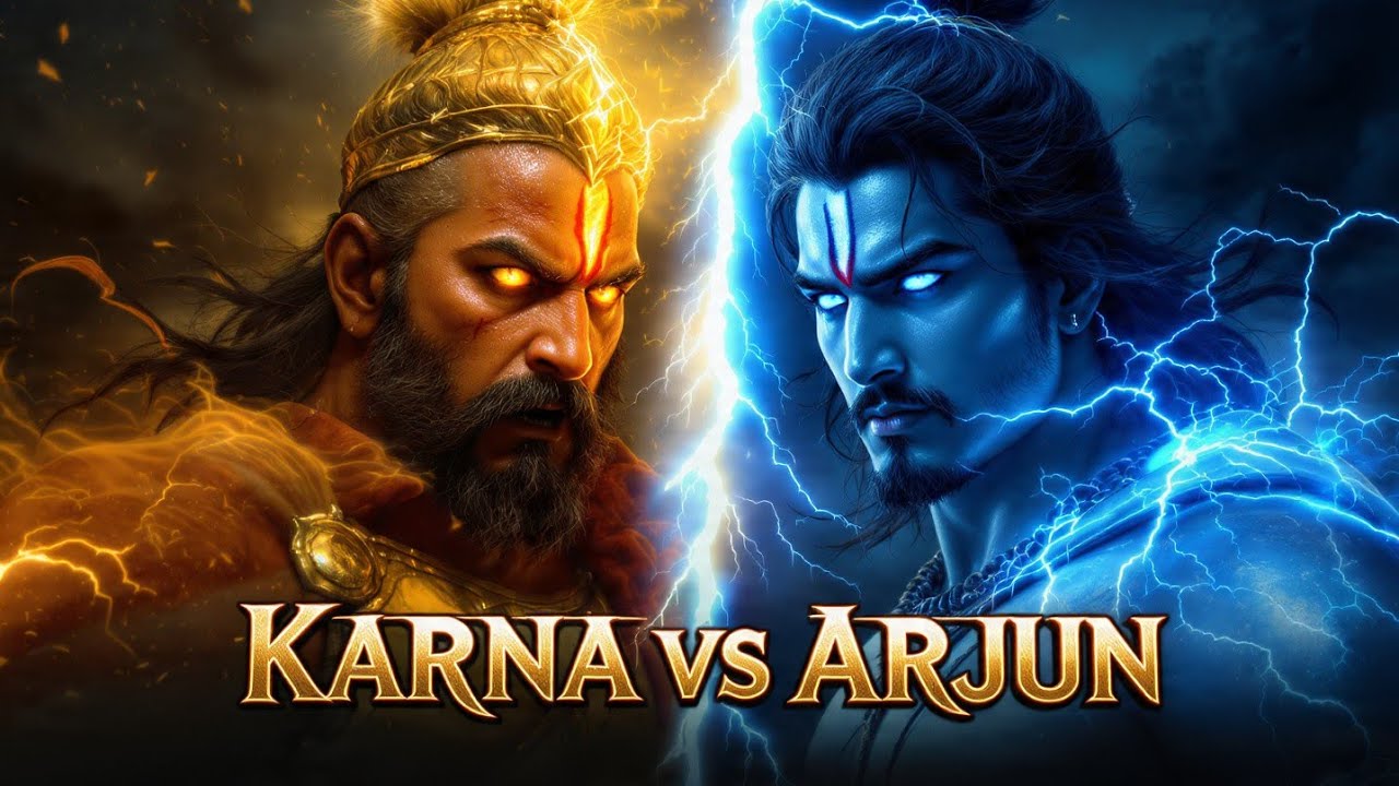 कर्ण बनाम अर्जुन | Karna Arjun Mahabharat | धर्म, भाग्य और कुरुक्षेत्र का महायुद्ध