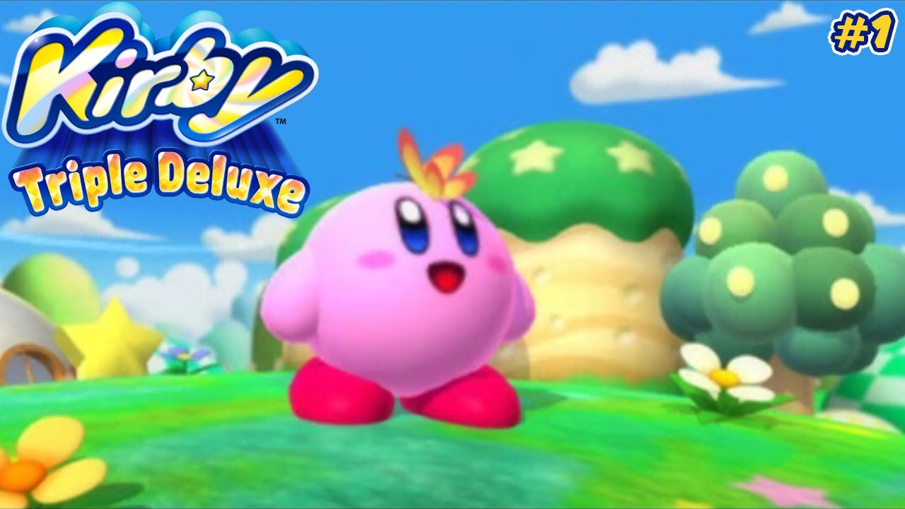 Kirby Triple Deluxe #1 - The Mysterious Beanstalk!
