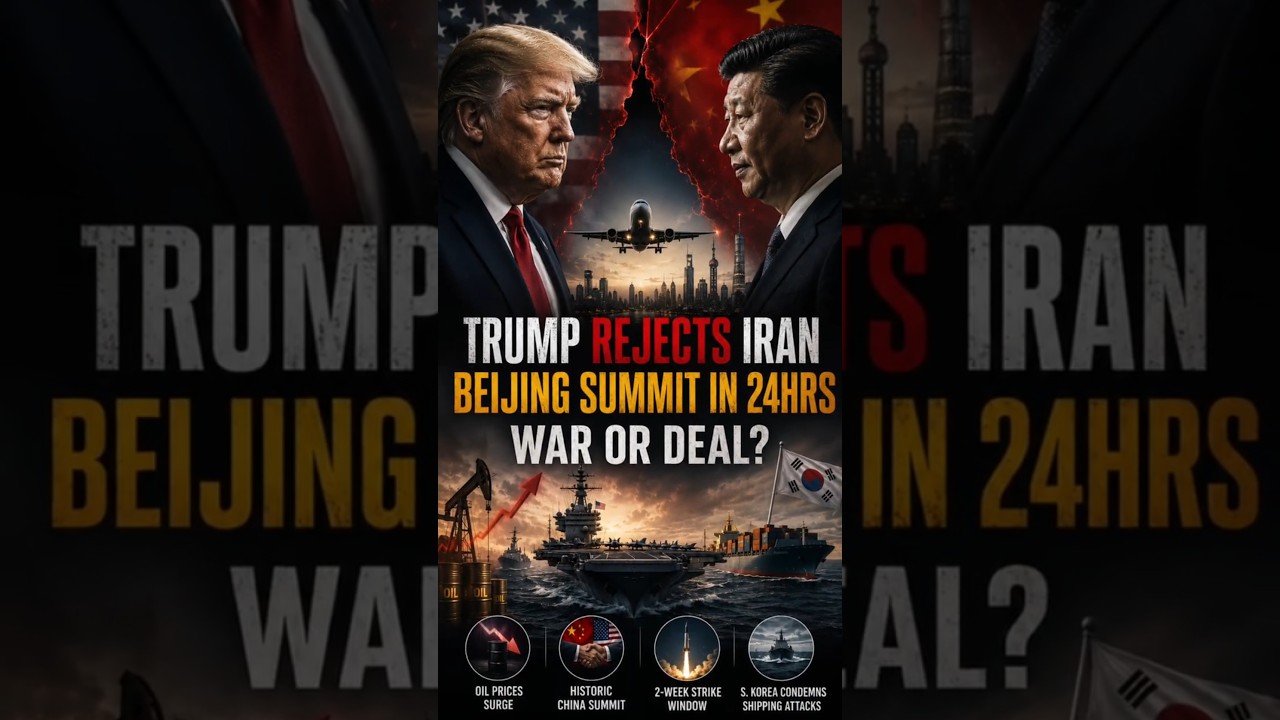 TRUMP REJECTS IRAN: The Road to Beijing Begins! 🇺🇸🇨🇳 #GeoStratNews #shorts