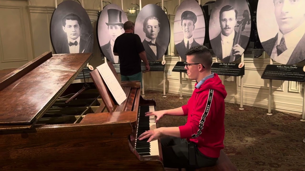 Alexander’s Ragtime Band played by Josh Long at Titanic Museum Attraction in Pigeon Forge, Tennessee