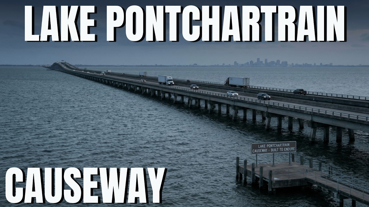 Lake Pontchartrain Causeway: Engineering the Impossible Across 24 Miles of Water