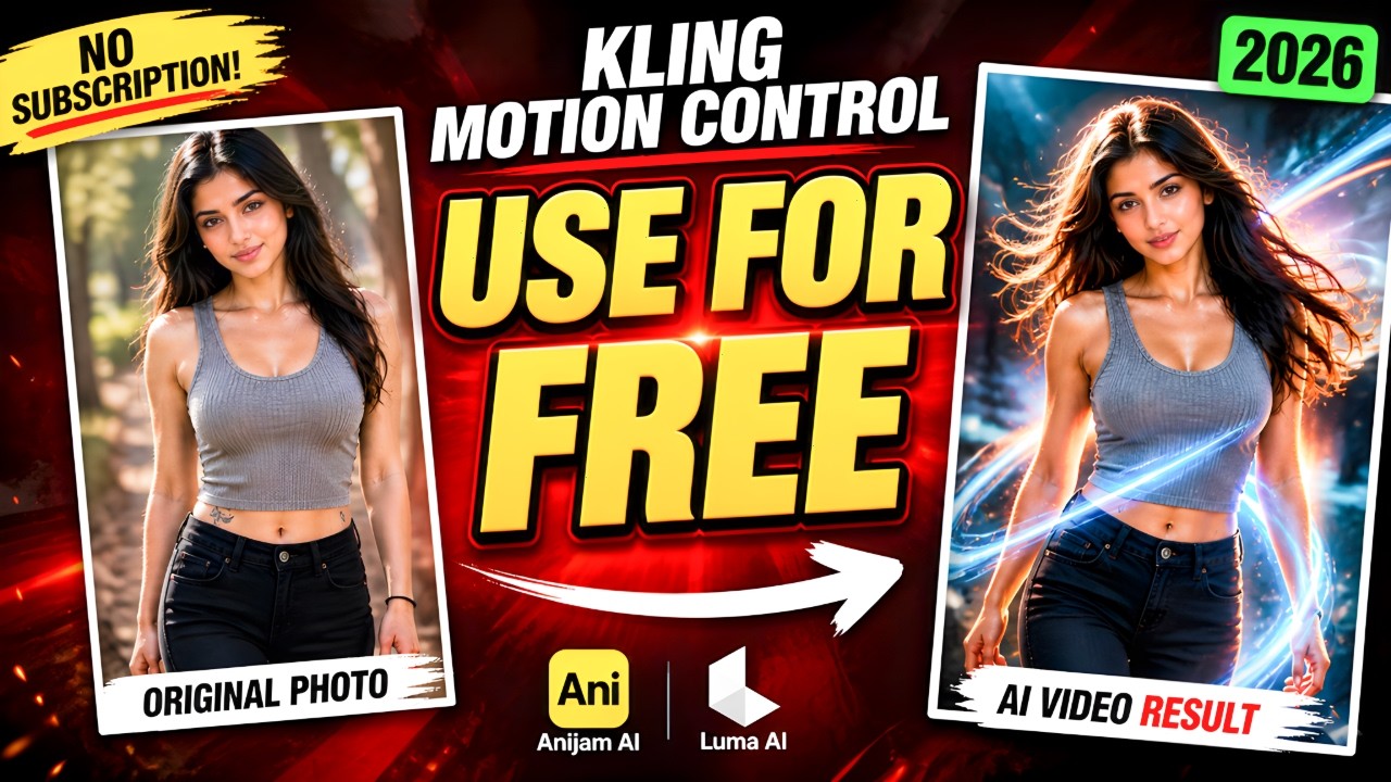 How to Use Kling Motion Control for FREE | 2 Best Websites (No Watermark) 2026