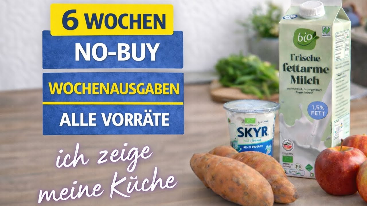 No-Buy | so voll sind meine Vorräte + Ausgaben der Woche | Woche 6