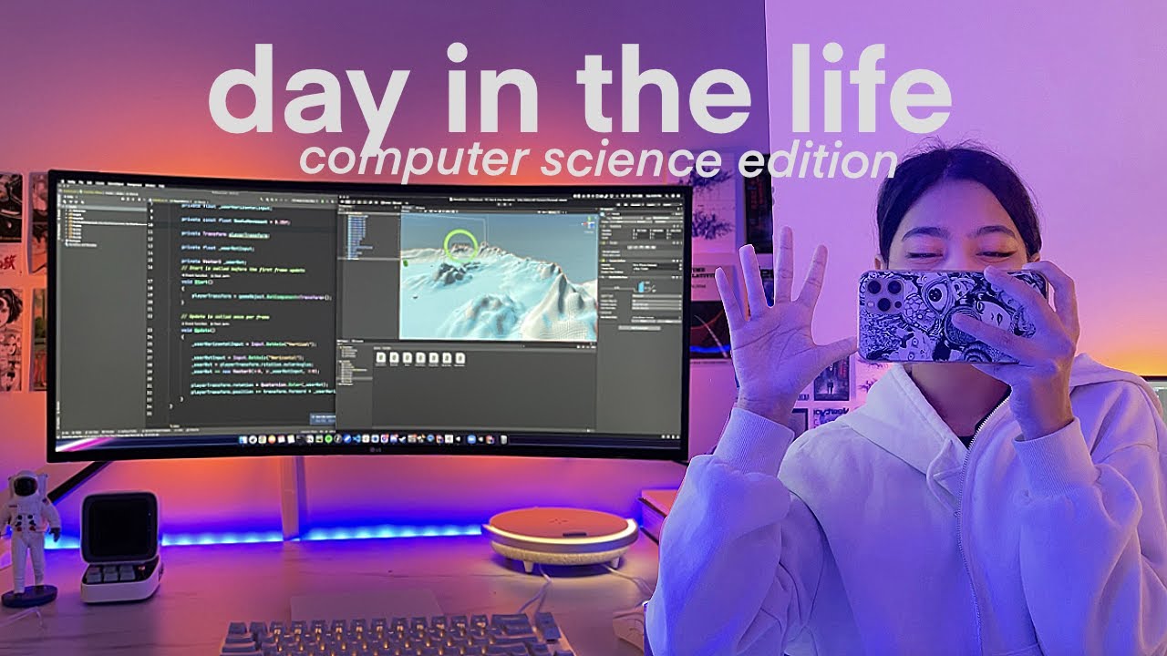 The ultimate day in the life of a Computer Science girlie
