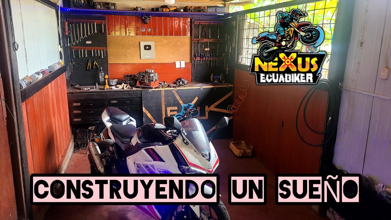 Como Construir Un TALLER de MOTOS 🏍/Nuevo Taller/Nuevo Año.