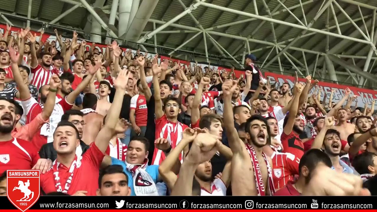 Şirinler & Forza Samsun  Trib&uuml;n (Samsunspor'umuz 1-0 Amed)