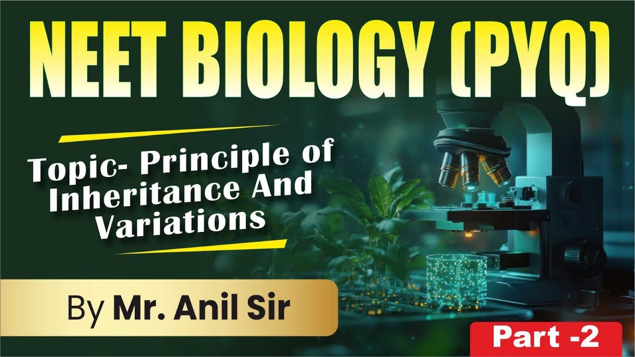 Principle Of Inheritance And Variations  (PYQ) (Part -2)#neet #neetbiology #biology #neetpyq #ncert