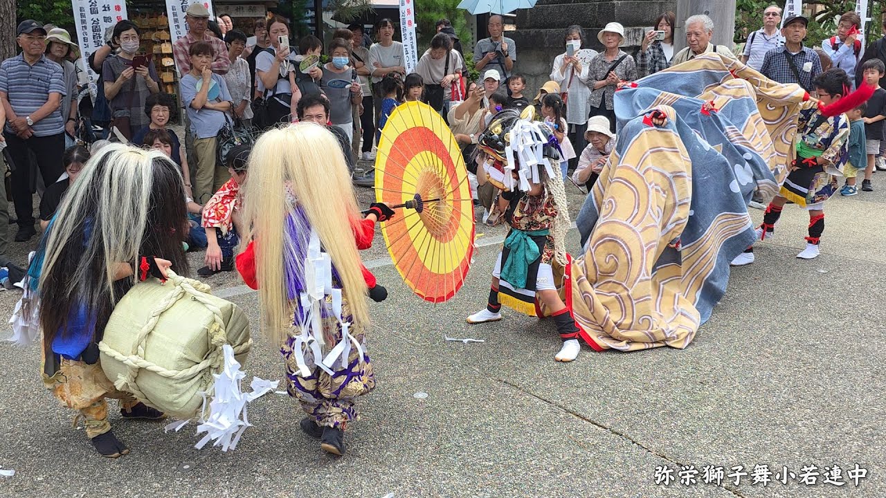弥栄獅子舞小若連中 射水神社 御遷座150年式年大祭 2025年 / 富山県高岡市射水神社