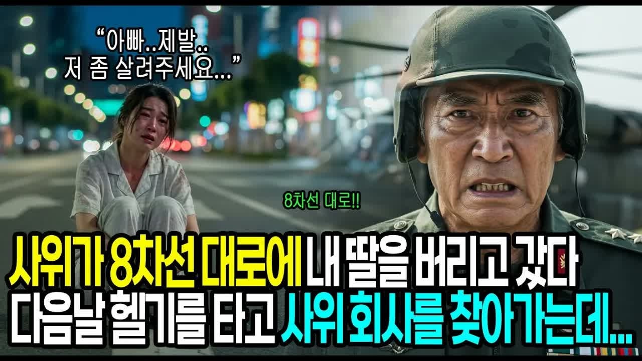 8차선 대로에 사위가 내 딸을 버리고 가자, 다음날 헬기를 타고 찾아가 사위 회사를 박살내는데   #사연라디오 #오디오북 #인생사연 #노후의지혜