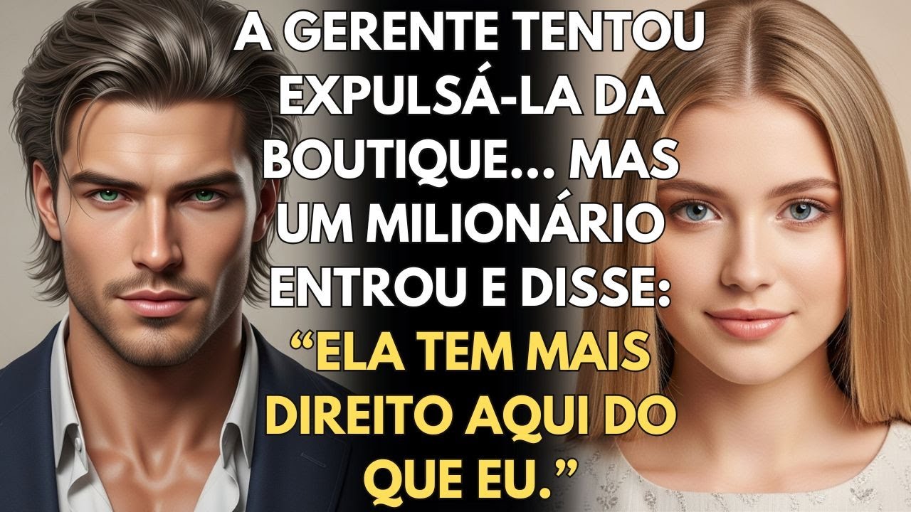 A gerente tentou expulsá-la da boutique… mas um milionário entrou e disse: “Ela tem mais direito