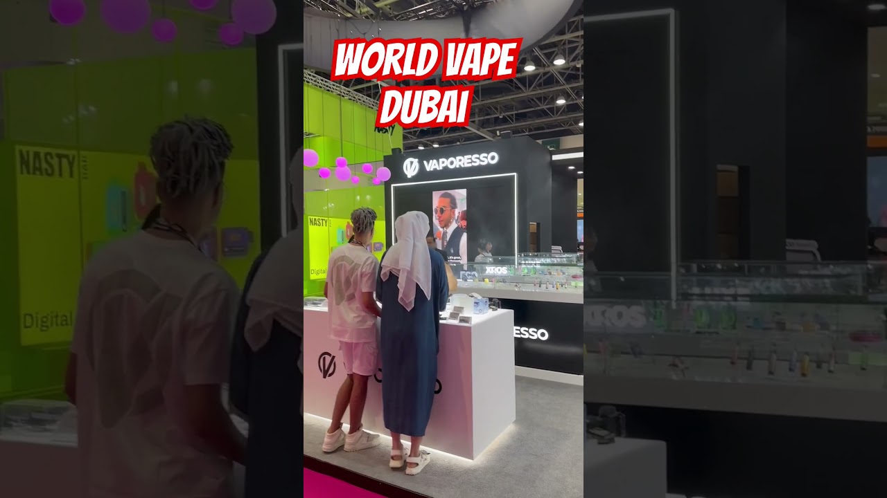 Vaporesso vapes at World Vape Show 2023 in Dubai ☀️☀️☀️