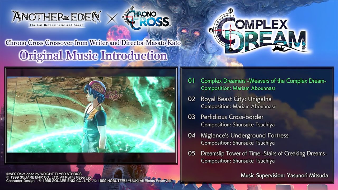 Another Eden &times; Chrono Cross Symphony: Complex Dream soundtrack introduction video