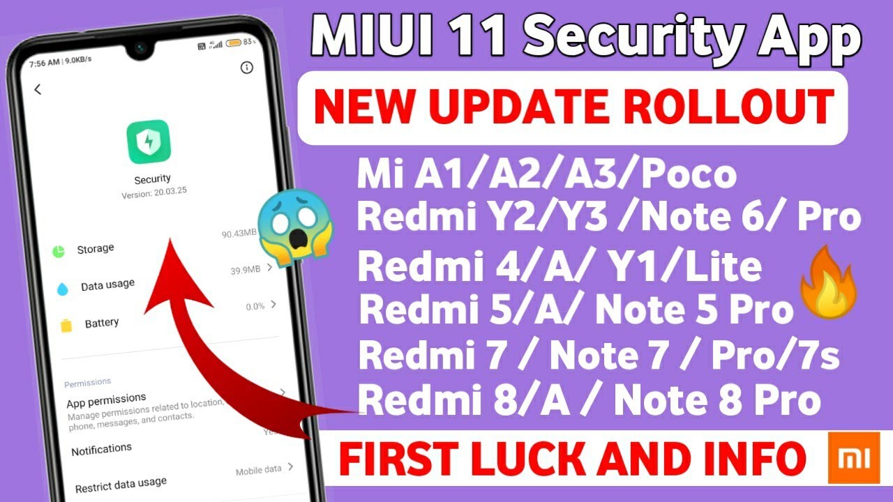 MIUI 11 Security App New Update | Security App Update V20.3.25 features