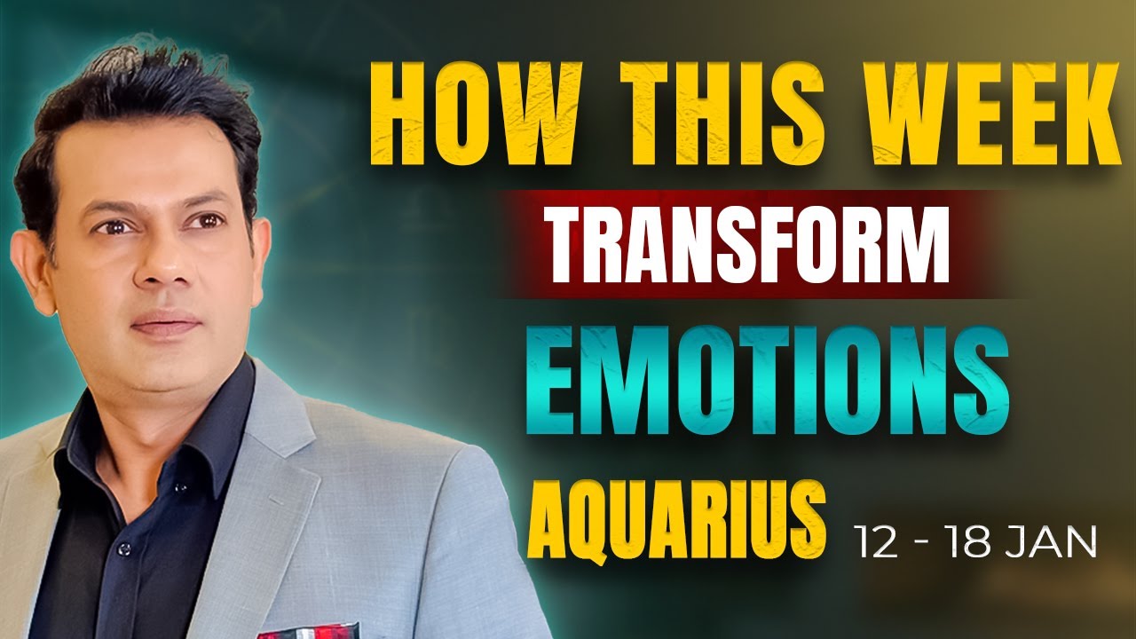 Aquarius Weekly Horoscope (January 12 &ndash; January 18, 2026) | Haris Azmi | Astrogems
