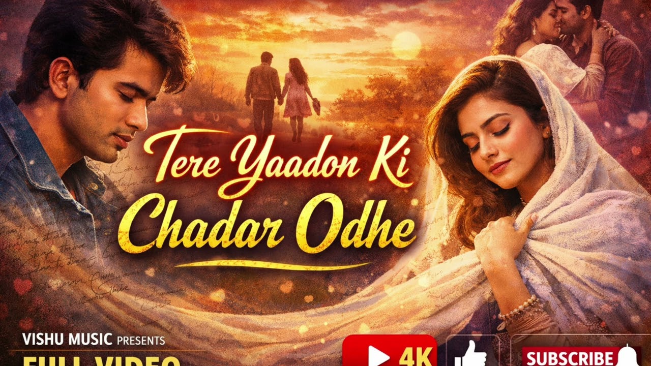 Tere Yaadon Ki Chadar Odhe Song l Vishu Music l New Hindi Song 90s 