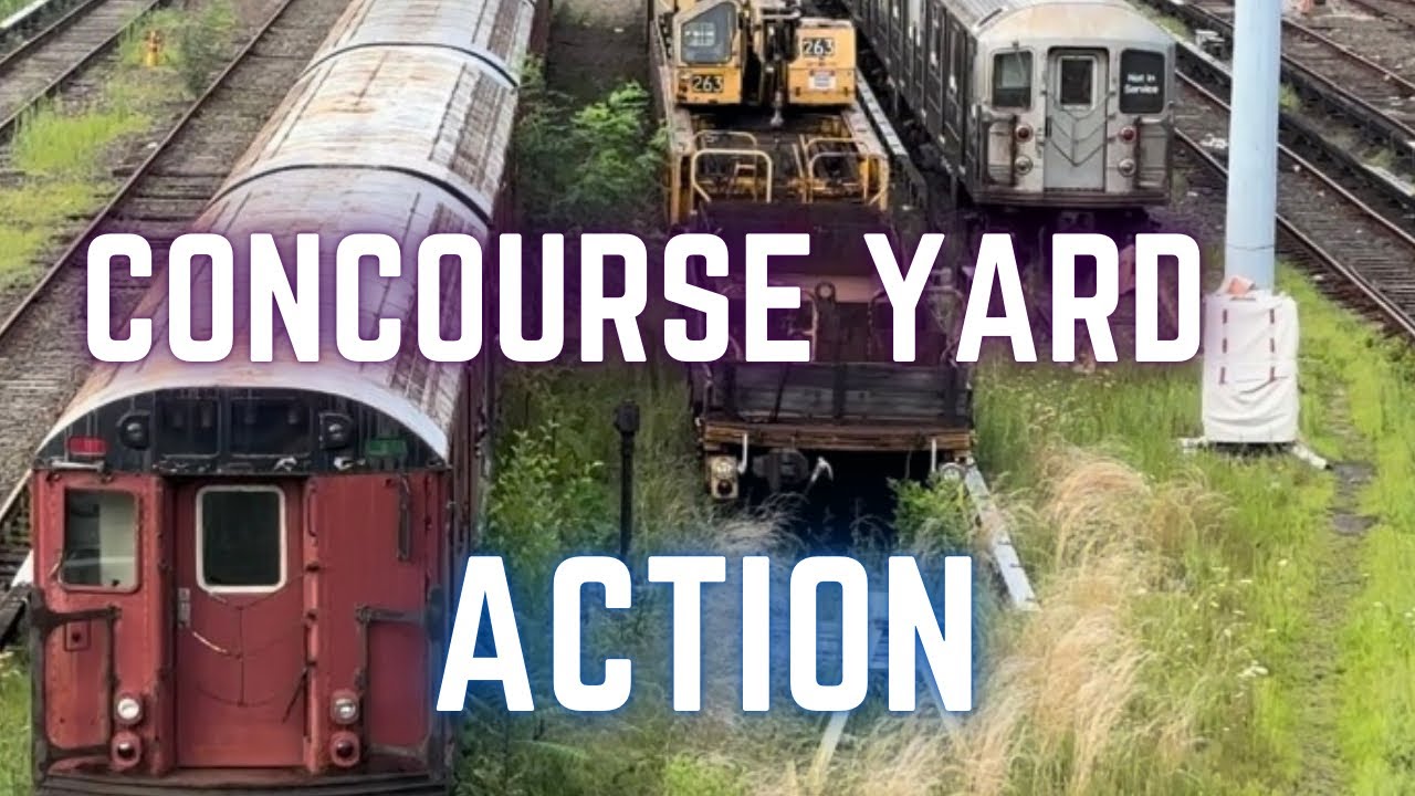 CONCOURSE YARD ACTION • August 2024 • NYC SUBWAY