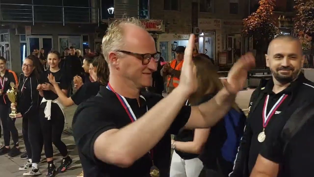 Svečani doček rukometašica ŽRK Aleksinac povodom ulaska u Super B ligu.