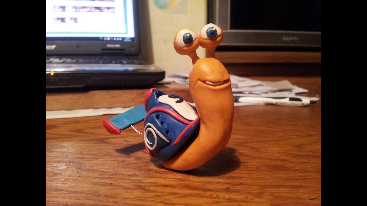 Улитка Турбо. How to make Snail Turbo of clay.