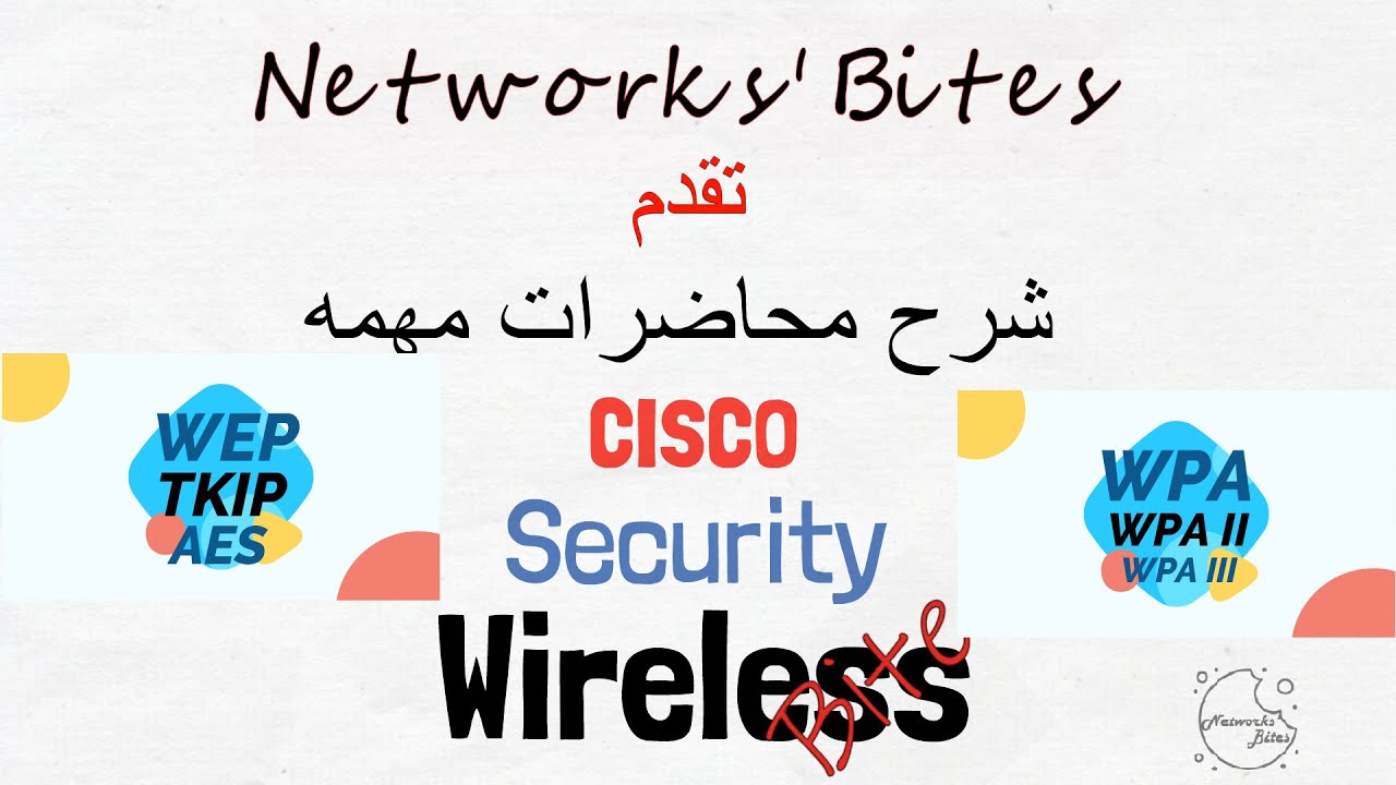 5.9 Cisco CCNA 200-301 | Wireless | Security Protocols تعلم انواع بروتوكولات الامان